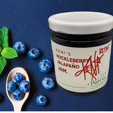 Load image into Gallery viewer, Keni's Huckleberry Jalapeno Jam
