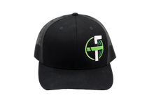 Load image into Gallery viewer, Farm-i-tude Richardson Trucker Black/Black Hat