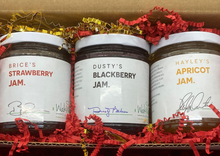 Load image into Gallery viewer, Holiday Gift Box of Three Celebrity Jams
