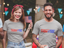 Load image into Gallery viewer, Farm-i-tude T-Shirt Supporting Our U.S. Vets