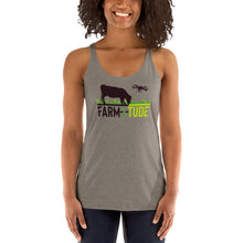 Load image into Gallery viewer, Womens' Drone/Livestock Racerback Tank